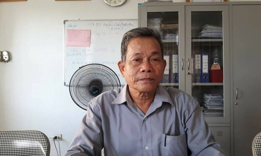 Ông Trương Văn Lệ, người tố cáo bị Chủ tịch UBND xã tiết lộ danh tính. Ảnh: QĐ